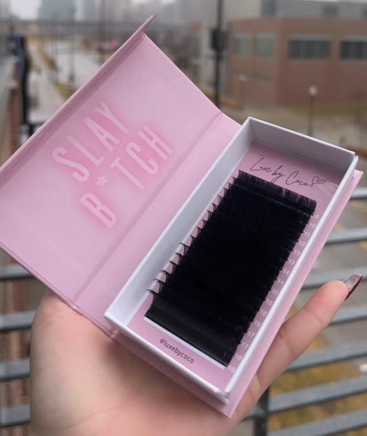 .05mm D curl lash trays (16 line trays)
