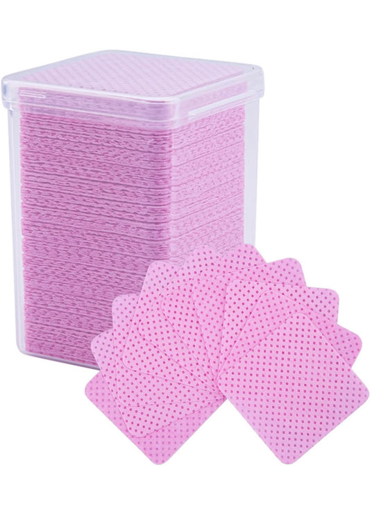 Lint free glue wipes